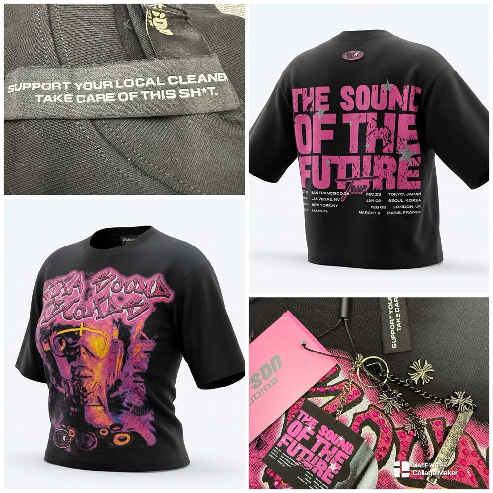 Watson Studios Ultra Sound Records T-Shirt Black